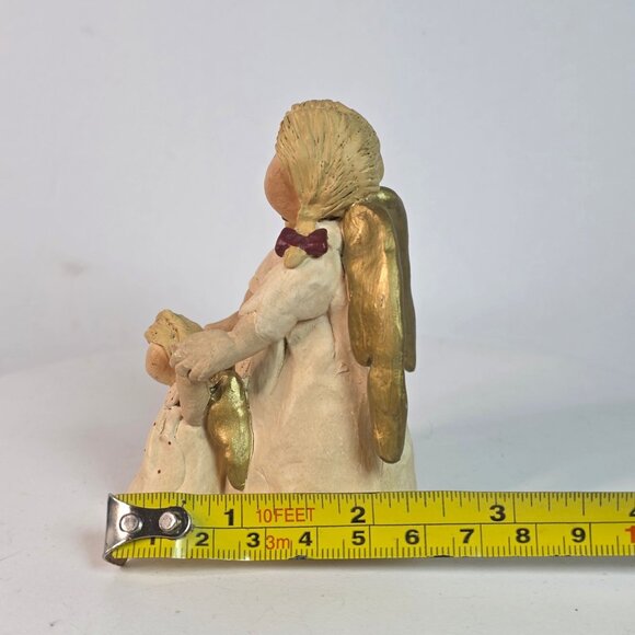 Annekabouke The Angels Of Love Handcrafted Figurine Mother & Daughter Gold Accen - Picture 2 of 8